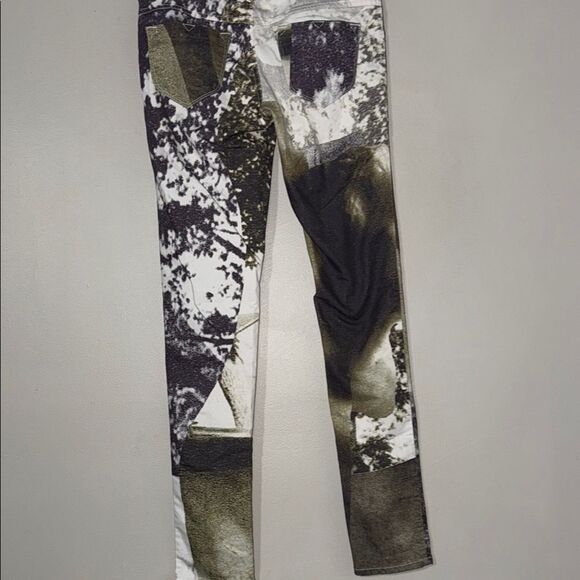 Women's Diesel Livier Super Slim Jegging Low Waist Pant Printed 31 - Picture 9 of 12